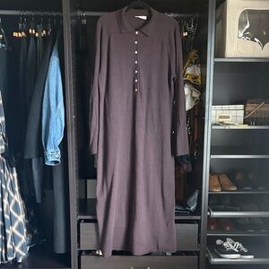 Everlane Cashmere Dress- Dark Chocolate